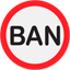 :ban: